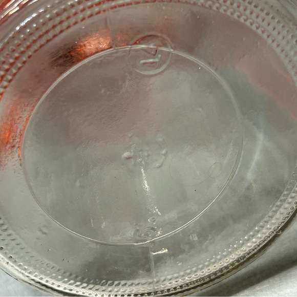 1970s Anchor Hocking Glass TANG Orange Drink Clear Glass Pitcher With Lid - Picture 9 of 9